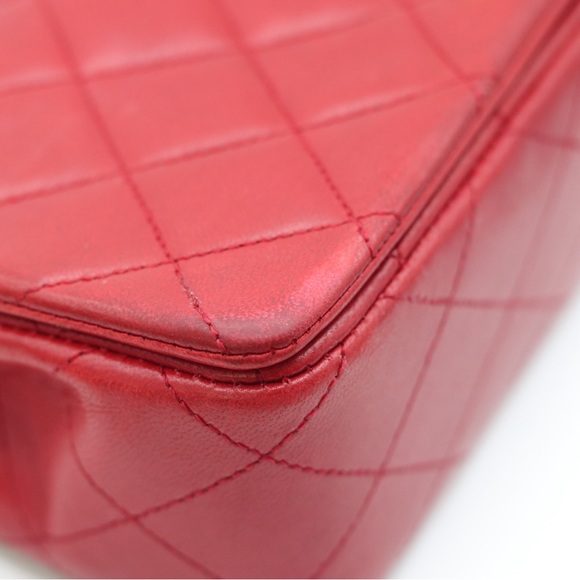 CHANEL Vintage Flap Mini Rectangle Red 1989-1991 - Picture 4 of 16